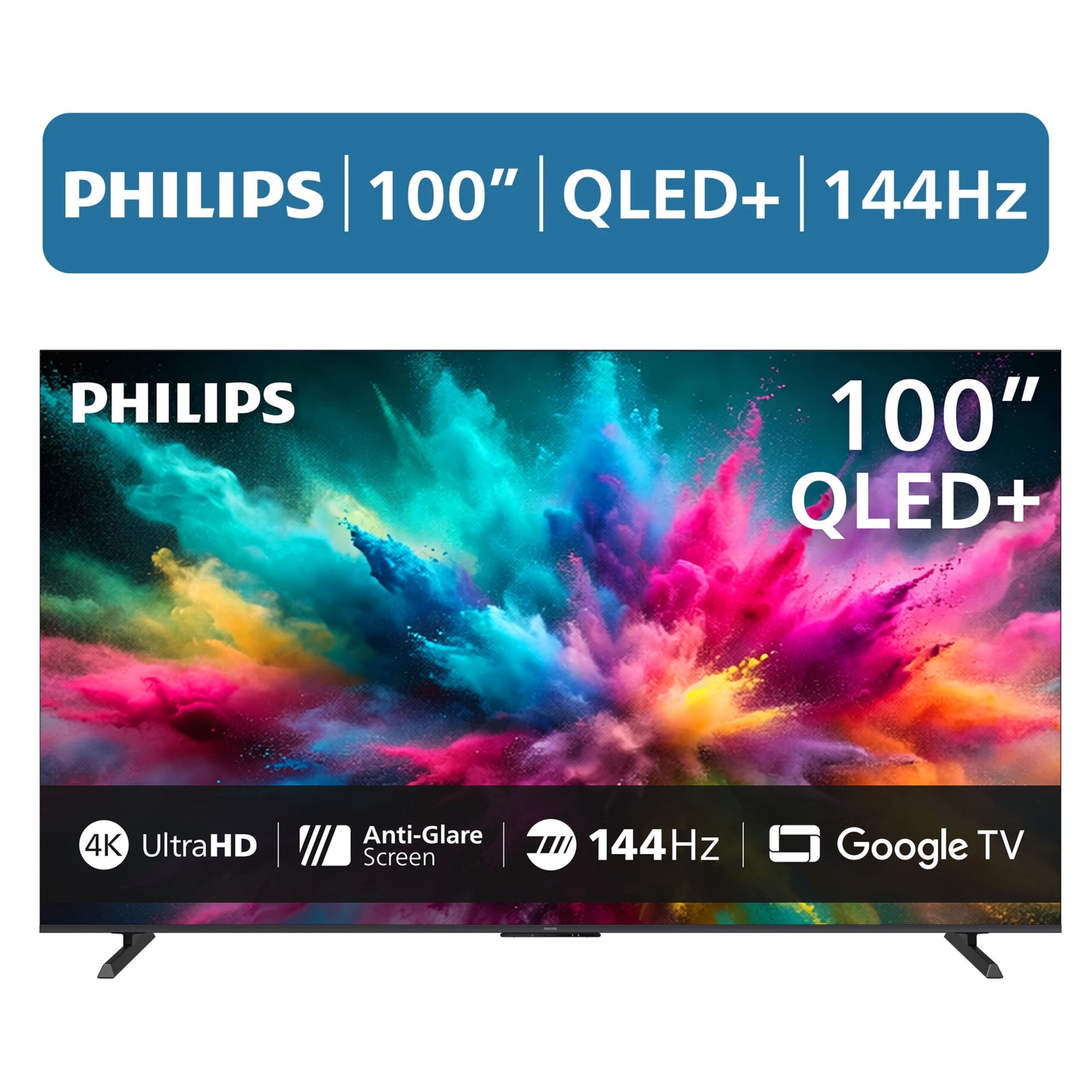 Philips 100" Class QLED+ 4K UHD (2160p) 144Hz Google Smart TV (100PQL7556/F7)