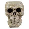 thumbnail image 3 of Northlight Skeleton Skull Halloween Decoration - 11" - Ivory and Black, 3 of 5