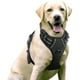 thumbnail image 1 of Negro - Arnés antitirones para perros, arnés reflectante ajustable, fácil de poner para perros, con arnés frontal con clip, adecuado para perros medianos y grandes (talla L, se adapta a gatos de 33 a, 1 of 5