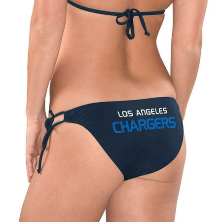 Los Angeles Chargers G-III 4Her by Carl Banks Women's Breaking Waves Bikini Bottom -