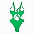 thumbnail image 6 of Summer Promotion UTSJKR Monikini Swimsuit for Women Cut Out Swimwear Sexy Bathing Suit One Piece Swimming Suit Raceback Diving Suit Beachwear Green 12, 6 of 6