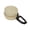 Khaki., variant on Outdoor Drinking Bowl Portable Cats Dog Bowl with Storage Bag Hangable Double Cup Pet Feeders for Camping Road Trip