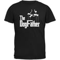 thumbnail image 1 of Fathers Day - The Dog Father Black Adult T-Shirt, 1 of 1
