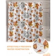 thumbnail image 6 of Thanksgiving Fall Pumpkin Fall Leaves Wood Plaid Shower Curtain Set ，Waterproof Fabric Shower Curtains Shower Curtains for Bathroom,Bathroom Decor 72"x72", 6 of 7