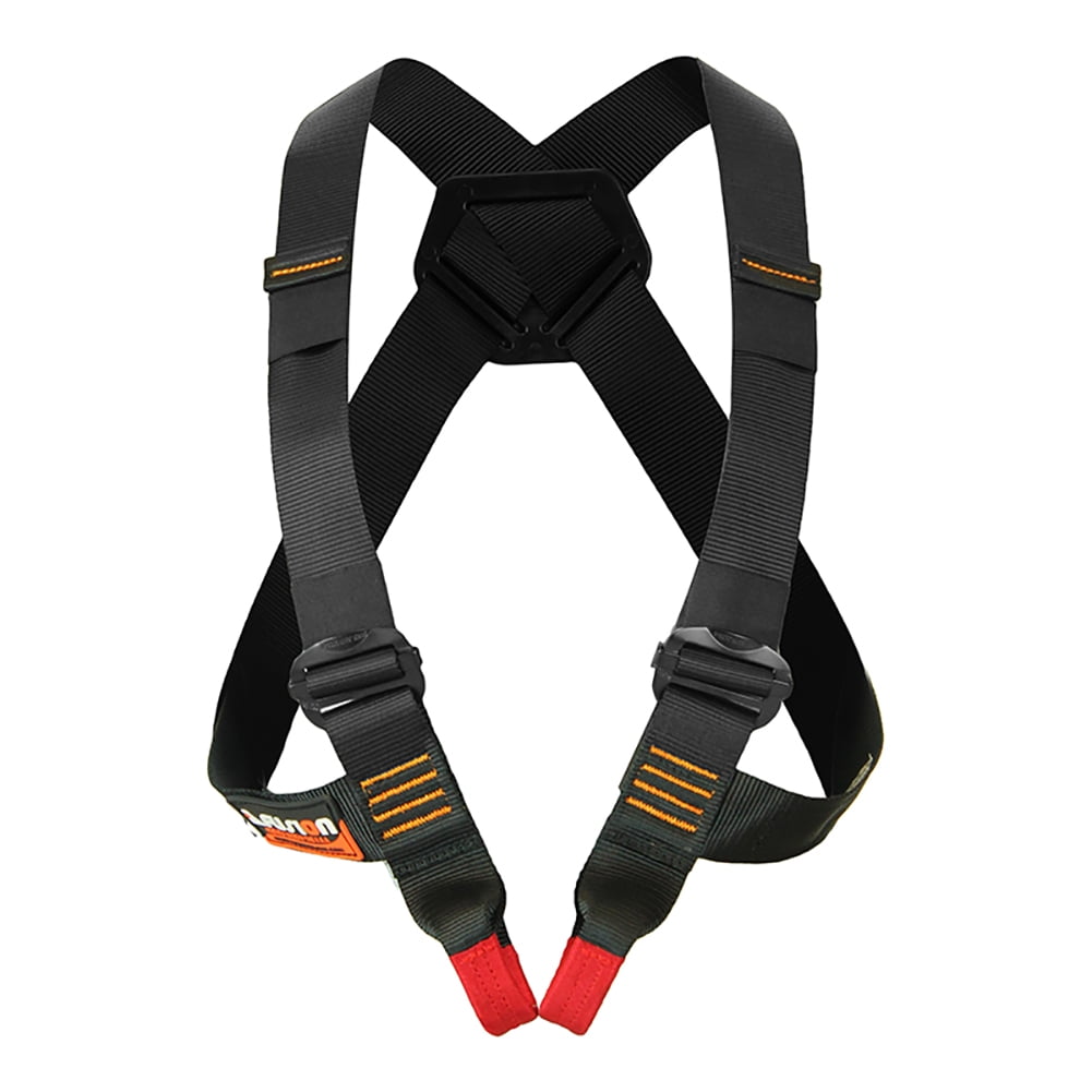 Fusion Climb Teka Tactical Padded Half Body Adjustable Bungee Dance Zipline Harness Steel Gear Loop 23kN M-XL Black 