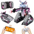 thumbnail image 1 of Remote Control Building Toys, 3-in-1 STEM Robot Building Kit for Kids,408 PCS Remote & APP Controlled Stunt Robot, 1 of 5
