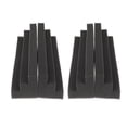thumbnail image 1 of 4pcs Wedge Acoustic Panels Soundproof Sponge Panels for Recording Studio Black, 1 of 8