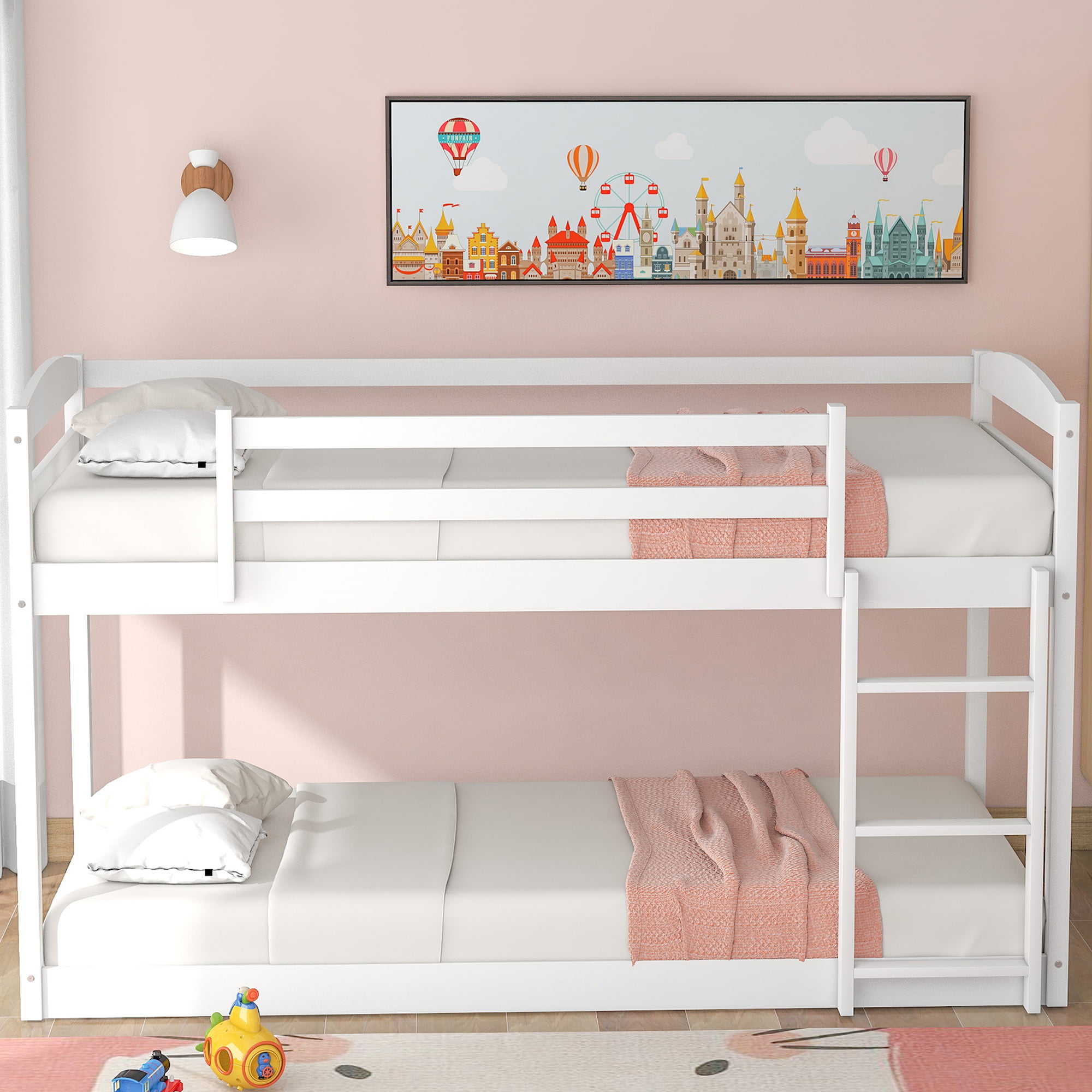 Bunk Beds For Kids Solid Wood Twin, Can Toddlers Sleep In Bunk Beds