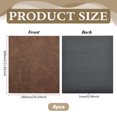 thumbnail image 2 of PU Imitation Leather Hot Melt Adhesive Fabrics DIY Craft Making Supplies Rectangle Saddle Brown 300x260x1mm, 2 of 6