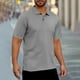 thumbnail image 2 of Camisetas de Manga Larga para Hombre Algodón Turndown Pullover Sólido Camiseta de Fitness, Mangas Cortas Deportes Y Blusa Casual, 2 of 8