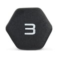 thumbnail image 4 of CAP Barbell, 3lb Black Neoprene Dumbbell, Single, 4 of 8