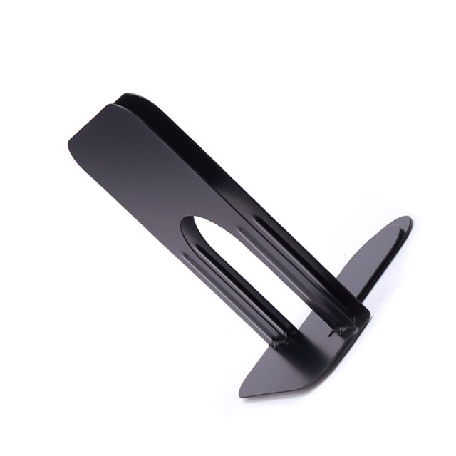 Monstrate 2 unids/set de sujetalibros de Metal estables y duraderos para oficina o estante libro de Metal grueso con gran capacidad de carga Carpetas de archivos 2240negro