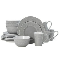 Pfaltzgraff® Abby 16-Piece Dinnerware Set Round Gray