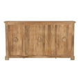 thumbnail image 2 of World Interiors Pengrove 75" Mango Wood/Glass Cabinet in Light Brown, 2 of 8