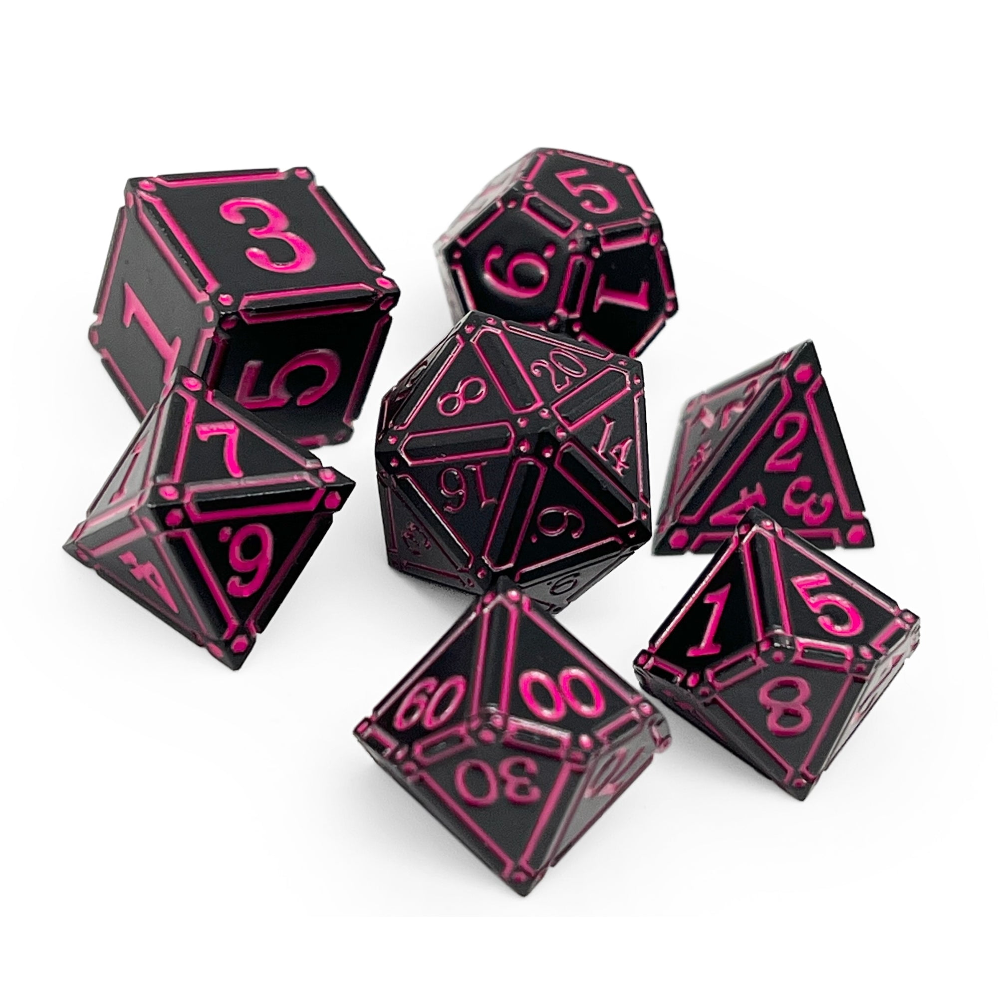 DnD Dice | Ironworks - Arcane Eye 7 Piece RPG set Alloy Dice | Norse Foundry