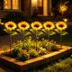 thumbnail image 5 of Luz Solar Exterior de Girasol, Paquete de 5, Decoración de Jardín LED Impermeable con Encendido/Apagado Automático para Patio, Pasillo, Boda, Fiesta, Blanco Cálido, 5 of 8