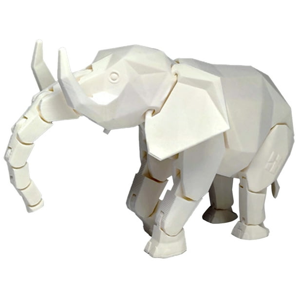 Articulaciones Móviles WDOplteas Elefante Geométrico Moderno