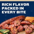 thumbnail image 5 of Wright Brand Real Wood Smoked Jalapeno & Cheddar Smoked Sausage Rope, Fully Cooked, 12 oz, Refrigerated, 5 of 14
