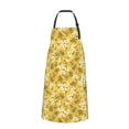 thumbnail image 2 of Naloa Flower Apron Kitchen Aprons with Pockets for Women Men Chef, 2 of 8