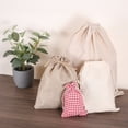 thumbnail image 6 of REGALWOVEN Coin Sacks Bag, Bank Deposit Change Transit Bags with Drawstring Beige, 6 of 7