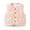 Pink, variant on Splozh Toddler Winter Jacket Toddler Girls Boys Sleeveless Warm Solid Color Two Pockets Coat Jacket Winter Clothes,Watermelon Red,12-18 Months