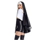 thumbnail image 4 of Atuendo de monja para mujer, ropa de Halloween para adultos, capa, vestido de hombro, vestido de poliéster para mujer, 4 of 6