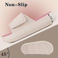 thumbnail image 4 of Zapatillas de baño para hombre y mujer, de interior, con suela gruesa y muy suaves, de secado rápido, para ducha, para hombre y mujer, color rosa, 4 of 5
