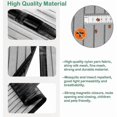 thumbnail image 2 of Magnetic mosquito net for doors, 70 x 200 cm, powerful magnets, automatic closing, door curtain corridors patio without drilling, black strip, 2 of 4