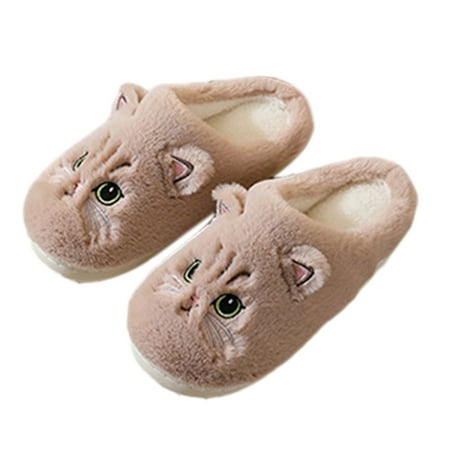 

Fesfesfes Shoes for Women Women s Cute Slippers Warm Winter Slippers Soft Fleece Plush House Slippers Indoor Outdoor 5.5-6(36-37)