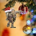 thumbnail image 4 of Hariumiu Christmas Tree Ornaments Dinosaur Christmas Tree Pendant Decoration Eco-friendly Acrylic Ornaments for Festive Holiday Decor Dinosaur Christmas, 4 of 8