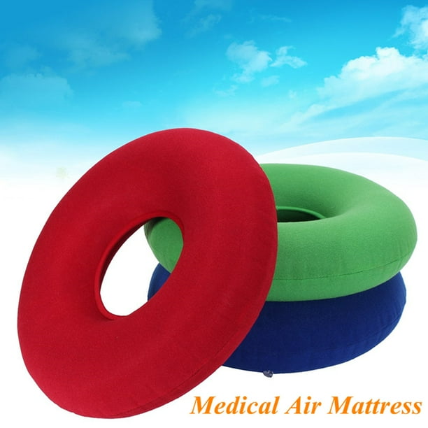 Donut Cushion Seat, Portable Inflatable Seat Pillow 14" for Hemorrhoid