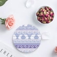 thumbnail image 4 of FMSHPON Mandala Set of 6 Round Coaster for Drinks, Absorbent Ceramic Stone Coasters Cup Mat with Cork Base for Home Kitchen Room Coffee Table Bar Decor, 4 of 6