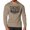 Khaki, variant on Bench Press Lightweight Long Sleeve Hooded T-Shirt for Men – Funny Workout Hoodie, Powerlifting & Bodybuilding Apparel