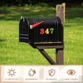 thumbnail image 3 of Números de Buzón Uxcell para Exterior, 10 Hojas de Etiquetas de Números de Vinilo Impermeables de 3 Pulgadas, Autoadhesivas, Negras, 3 of 6