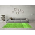 thumbnail image 3 of Ahgly Company Indoor Rectangle Oriental Green Modern Area Rugs, 6' x 9', 3 of 4