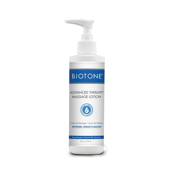 Loción De Masaje Biotone Advanced Therapy Hipoalergénica Y Sin Fragancia Más Deslizamiento Y Trabajabilidad Se Absorbe Para Un Acabado No Graso