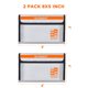 thumbnail image 5 of Bolsa ignífuga QLYNUDO para documentos, paquete de 2 unidades, pequeña, gris, 5 of 6