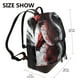 thumbnail image 2 of Balery Cool Black And White Dragon Mochila de Cuero para Mujeres, Gran Capacidad, Bolsa de Viaje Multifuncional, Mochila de Cuero y Bolsa de Hombro para Mujeres, 2 of 4