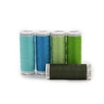 thumbnail image 2 of GÜTERMANN Sew-All polyester fil No. 120 Colour Gradient 5-Pack, vert, 128 m (140 yd), 2 of 3