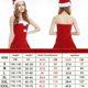 thumbnail image 3 of Ladies Miss Santa Claus Costume Adult Christmas Festive Fancy Dress New, 3 of 5