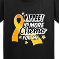 thumbnail image 4 of Inktastic Chilhood Cancer Awareness Yippee No More Chemo for Me Youth T-Shirt, 4 of 5