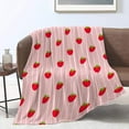 thumbnail image 2 of Yibo Fall Pumpkin Maple Leaves Blanket Flannel Soft and Comfortable Anti-static Bed Sofa Blanket, 2 of 8