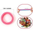 thumbnail image 6 of GIXUSIL 100Pcs Mini Hair Ties | Hair Ties for Fine Thin or Straight Hair | Ponytail Pack,Hair Ties for Babies Toddlers and Young Children | 3.14 cm Diameter,Multicolor Small Soft Hair Elastics Ponyt, 6 of 7