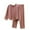 Pink, variant on Women's Plush Velvet V-Neck Long Sleeve Lounge Set with Asymmetric Hem & Elastic Waist for Cold Seasons Purple L