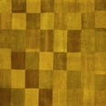 thumbnail image 1 of Ahgly Company Indoor Square Oriental Yellow Modern Area Rugs, 5' Square, 1 of 4