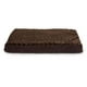 Furhaven 34408012 Tapis Ortho de Luxe Ultra Peluche - Grand Lit Pet en Chocolat – image 1 sur 1