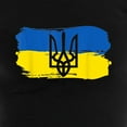 thumbnail image 3 of CafePress - I Stand With Ukraine Flag Emblem Map Patri Pajamas - Women's Short Sleeve Print T-Shirt and Pants Dark Cotton Pajama Set, 3 of 7