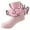 Pink, variant on REDARER Toddler Girls' Ankle Socks with Pearl-Trimmed Lace Ruffle Soft Cotton Non- Floor Socks for Dress Up & Formal Occasions,1-3 Years