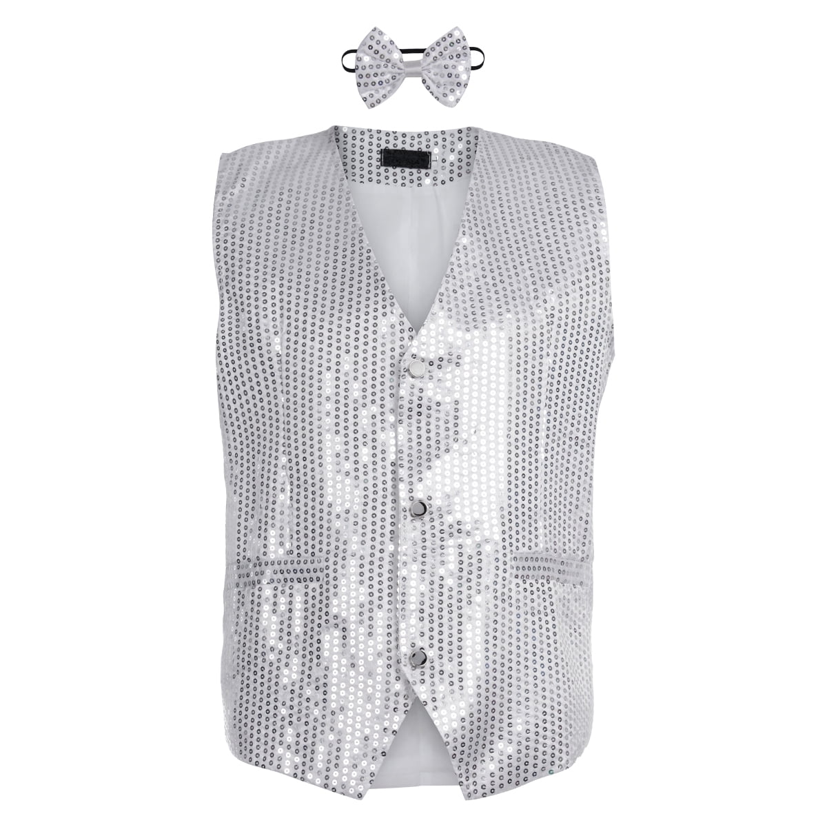 Details about   Men Shiny Sequin Glitter Embellished Blazer Jacket Nightclub  Party Suits Vests 