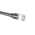 thumbnail image 2 of Versailles - Crystale Luvina Finial Curtain Rod Set, Adjustable Length from 30" to 78", Silver, 2 of 5